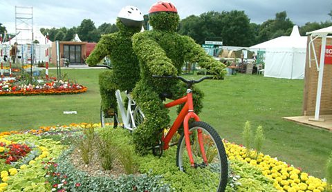 Bedding for Bikers at RHS Tatton Flower Show