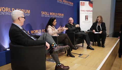 The stage at the Skoll World Forum