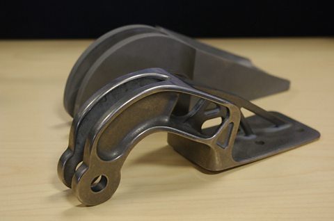 3d printed component at EADS