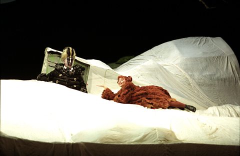 Rosemary Joshua (Bystrouska, the Cunning Little Vixen) & Luigi Roni (Badger)