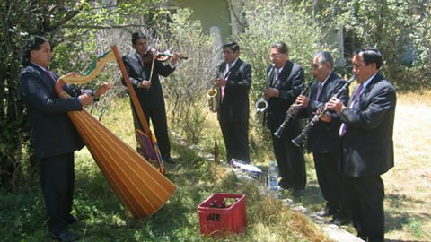 Orquesta Semblanza Huanca, at the Cocharcas Festival in Huancayo