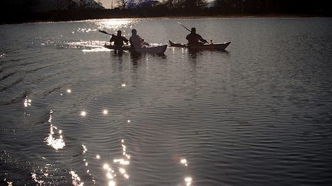 Fred, Dougie and Neil Baxter on Loch Lochy
