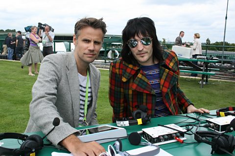 Richard Bacon and guest Noel Fielding