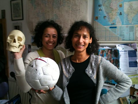 Samira Ahmed and Lucy Mathen