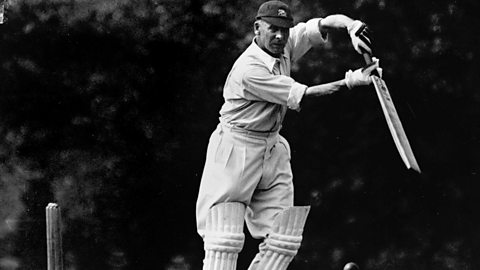 Jack Hobbs batting in 1936