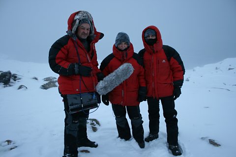 Recording in Greenland