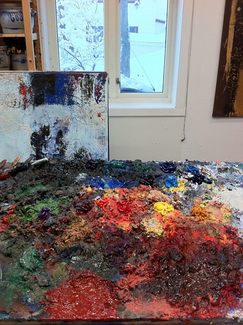Yngve's paint palette