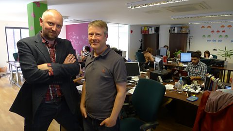 Andrew Webb with Ian Malone