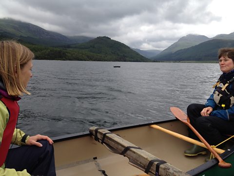 Miranda and Carol Emmons take to the lake