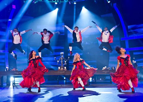 The dancers take to the air!