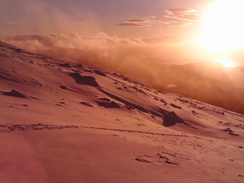 The View from No. 4 Cairn on Ben Nevis