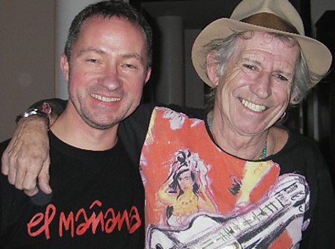 Keith Richards with Paul Sexton