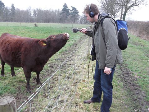 Chatting about local produce