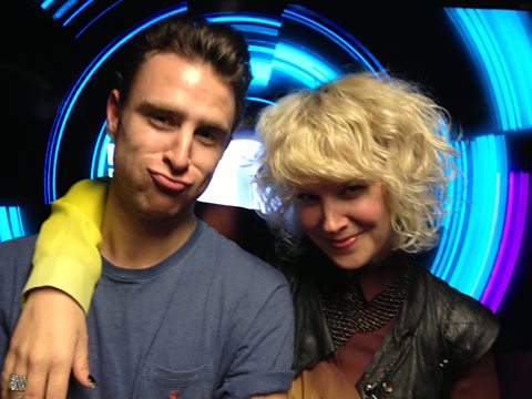 Heidi and co-host Jackmaster!