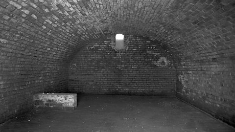 The cave/cellar where Owen wrote his last letter home (Photo Credit: Simon Patterson)