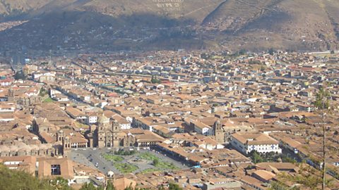 The beautiful Inca/Colonial city of Cuzco