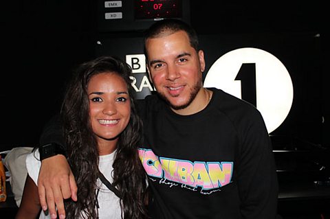 RIA RITCHIE IN THE STUDIO FOR A CJ SOUNDCHECK