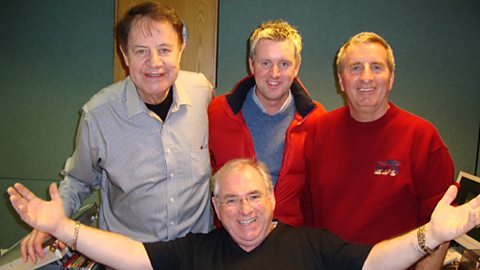 Hugo, Brendan Bowyers, Mike Denver and Willie Carty
