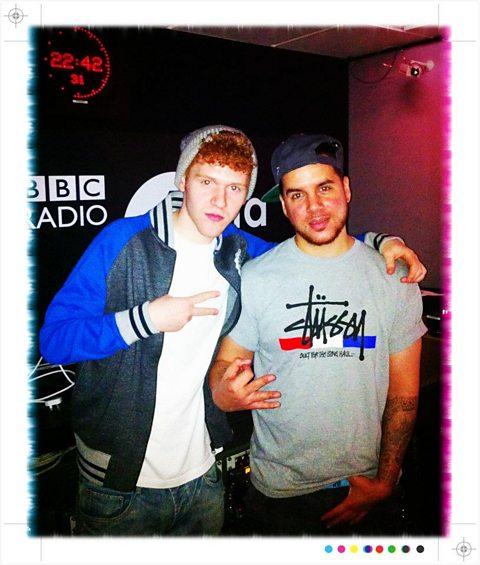 Bobii Lewis and CJ Beatz in the studio!