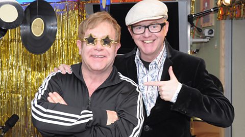 We had Elton John in the studio!