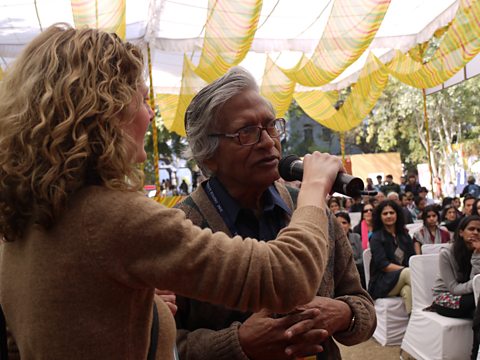 The Forum audience at the Jaipur Literature Festival