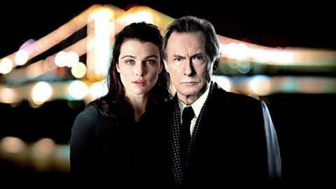 Nancy Pierpan (RACHEL WEISZ) and Johnny Worricker (BILL NIGHY) 