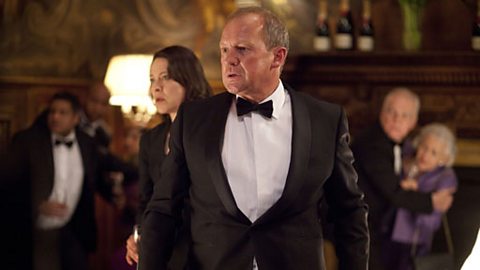 Ruth Evershed (NICOLA WALKER) and Harry Pearce (PETER FIRTH) 