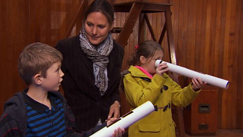 Photo: Using Telescopes