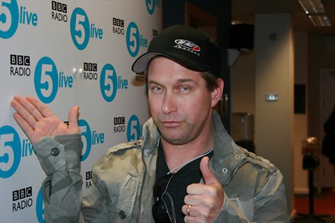 Stephen Baldwin in the studio