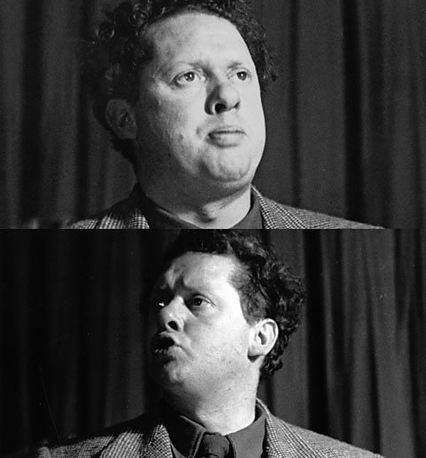 Dylan Thomas pictured in 1950