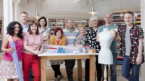 Great British Sewing Bee contestants