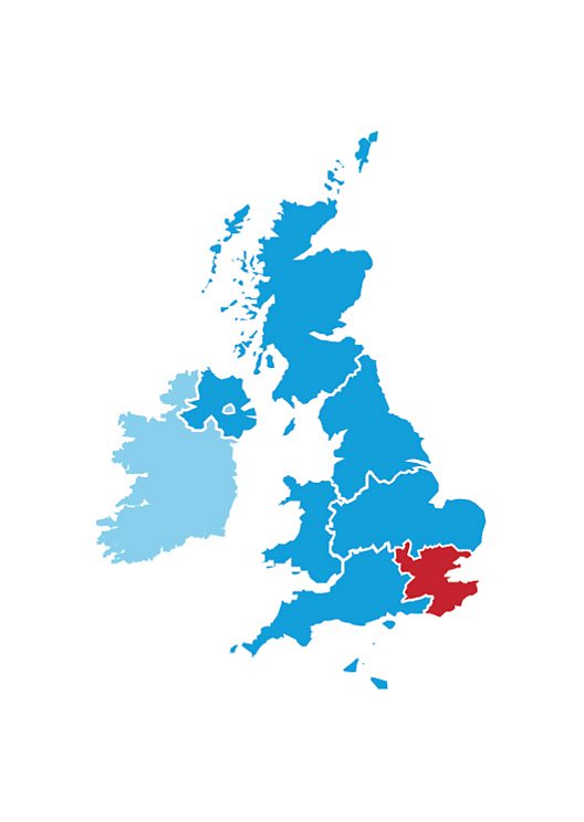 London and SE England