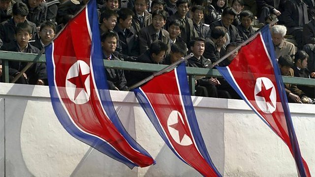 North Korea's silent football matches
