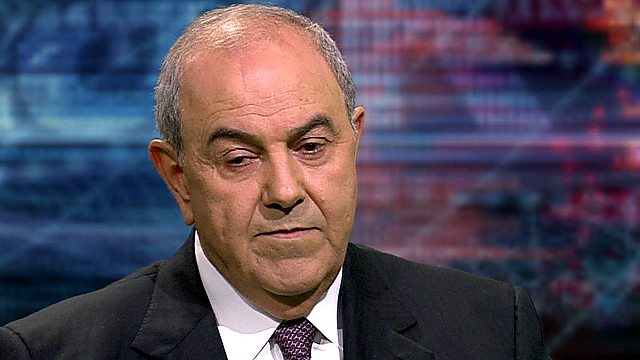 <b>Ayad Allawi</b> - Former Prime Minister of Iraq - p01bmfn4