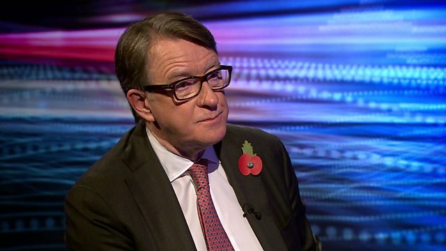 Lord Mandelson - Former Labour Government Minister, UK