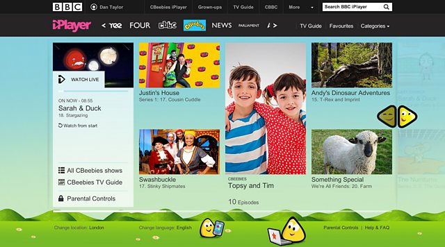 bbc iplayer cbeebies