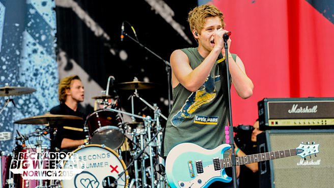 5 Seconds of Summer at Radio 1's Big Weekend in Norwich 2015