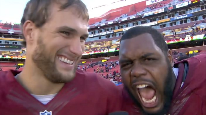 Redskins' Kirk Cousins yells you like that after win vs. Bucs - Sports  Illustrated