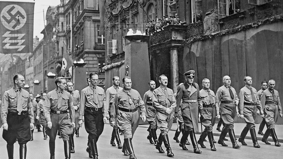 Adolf Hitler Marching