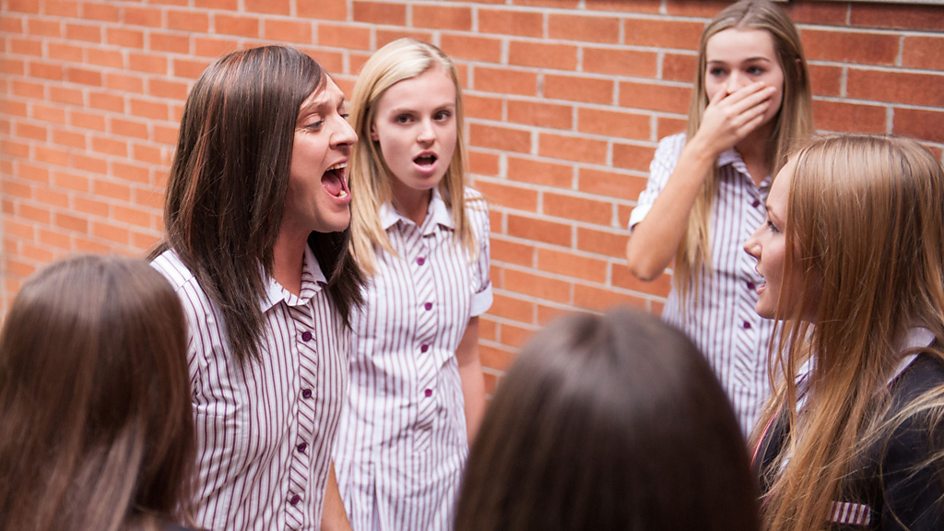Ja'mie's not going down without a fight. Ja'mie's not going down without a fight.