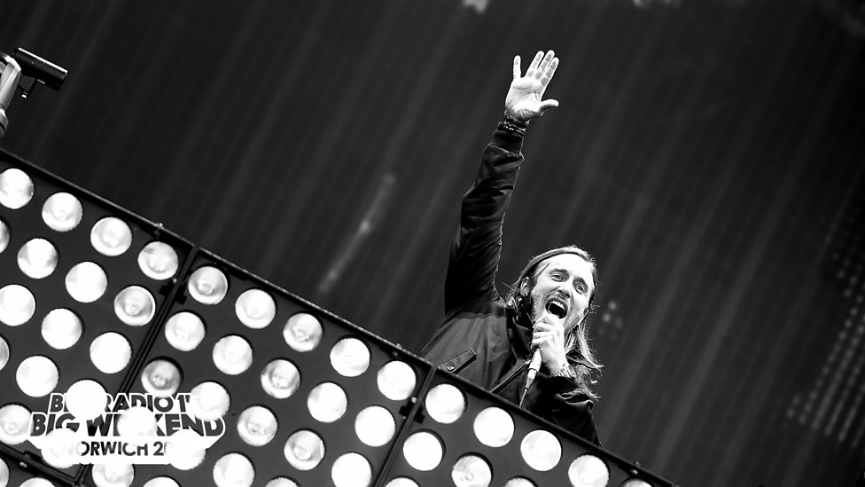 David Guetta at Radio 1's Big Weekend in Norwich 2015