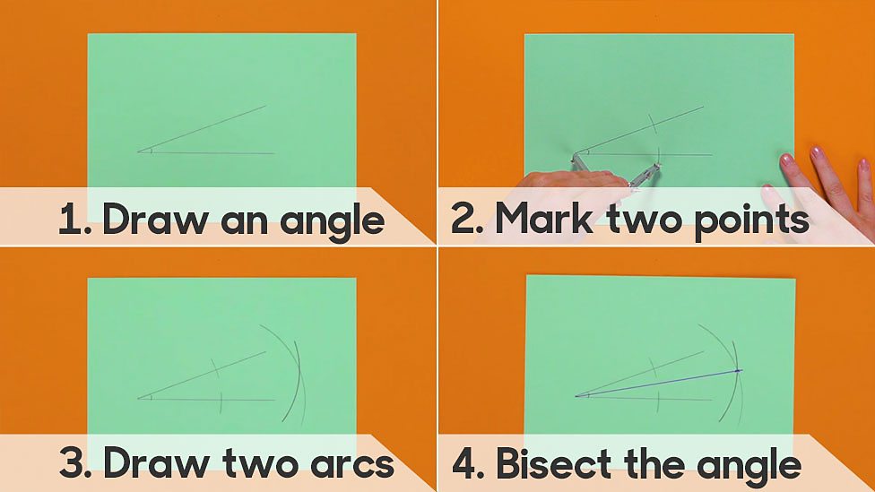 BBC Bitesize How to bisect lines and angles