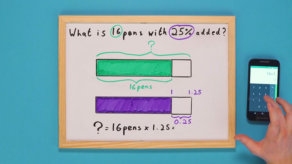 BBC Bitesize How To Work Out Percentage Increase decimal Method 