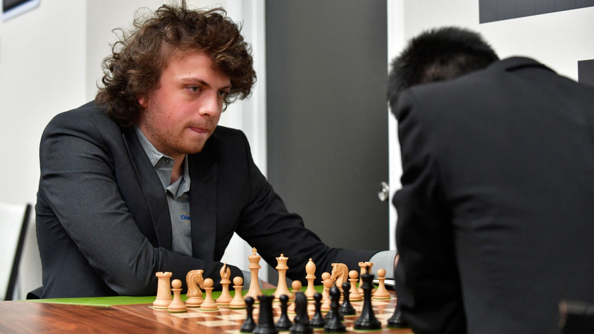 US international grandmaster Hans Niemann, St. Louis, Missouri, on October 6, 2022 (Credit: Tim Vizer/AFP via Getty Images)