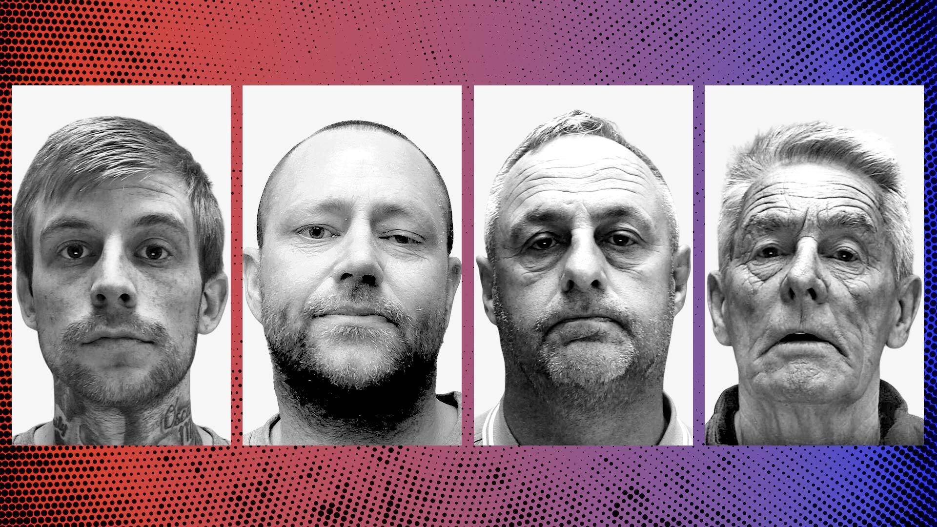 Image showing four men convicted for offences related to the UK unrest