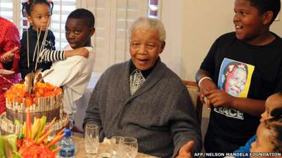 Mr Mandela celebrates 94th birthday