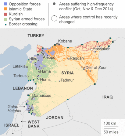 syria war conflict bbc control civil mapping guerra map areas homs surrounding aleppo maps showing east battle middle territorial opposition