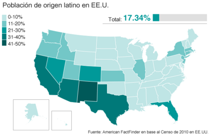 Mapa de Estados Unidos