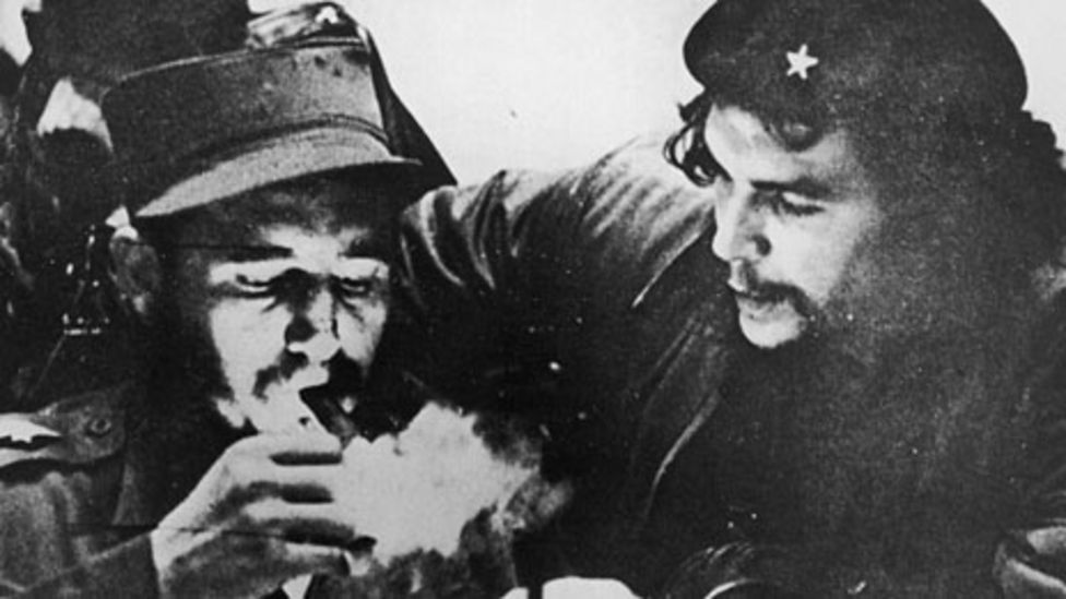 Fidel Castro y el Che Guevara