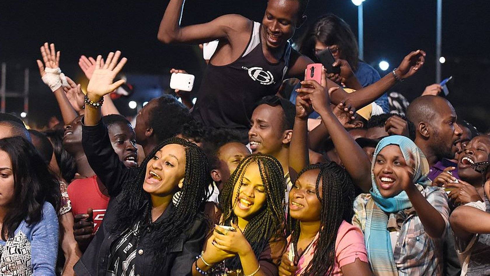 People at a concert
